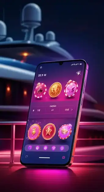 Interface utilisateur de Magical Spin Casino présentant une sélection de machines à sous populaires et des bannières de bonus attrayantes.